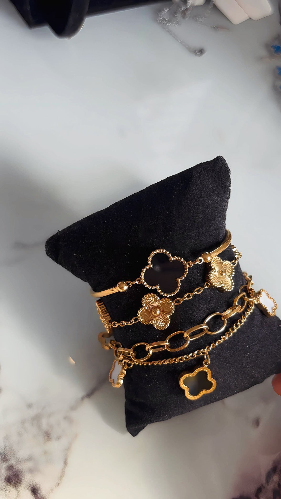 Lot de bracelets en acier inoxydable