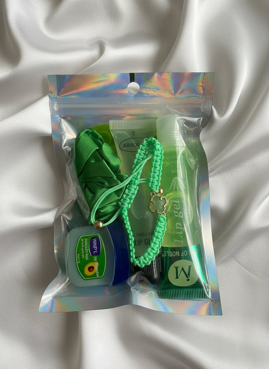 Kit cadeau vert