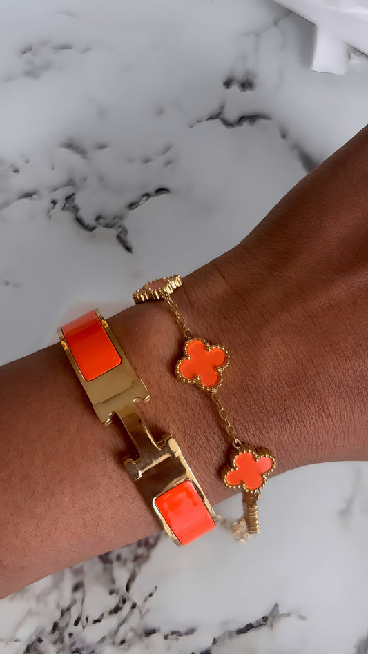 Lot de bracelets en acier inoxydable
