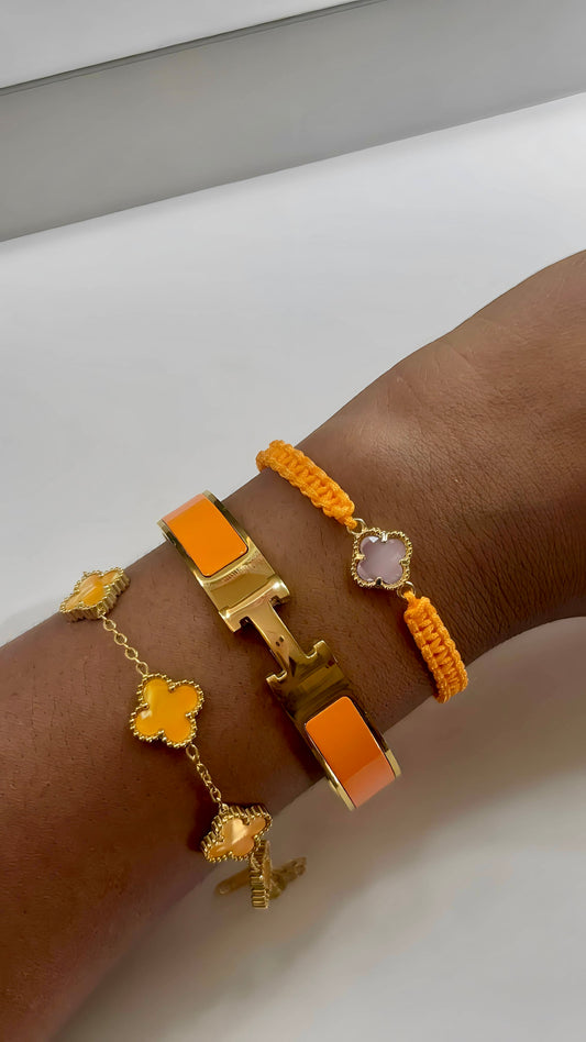 Lot de bracelets en acier inoxydable