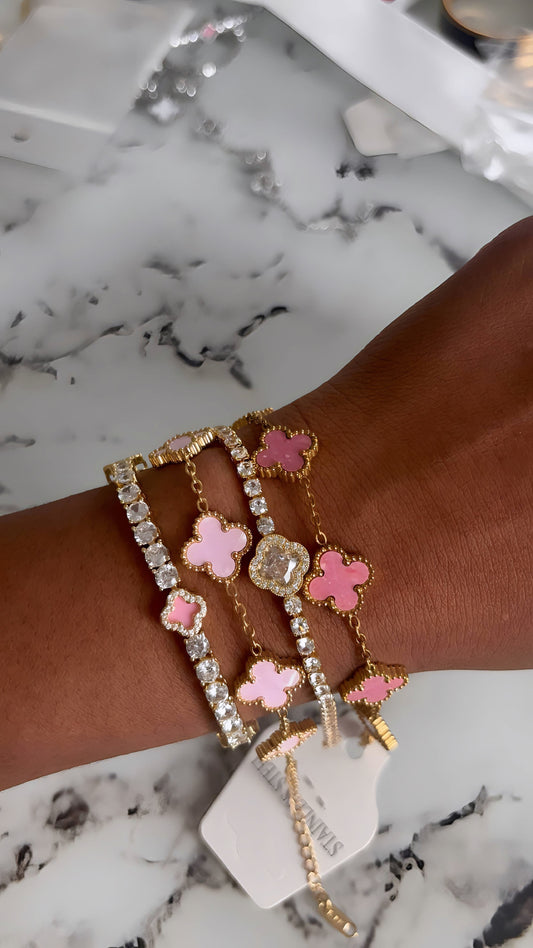 Lot de bracelets en acier inoxydable