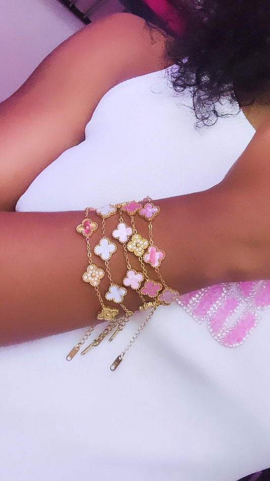 Lot de 5 bracelet en acier inoxydable