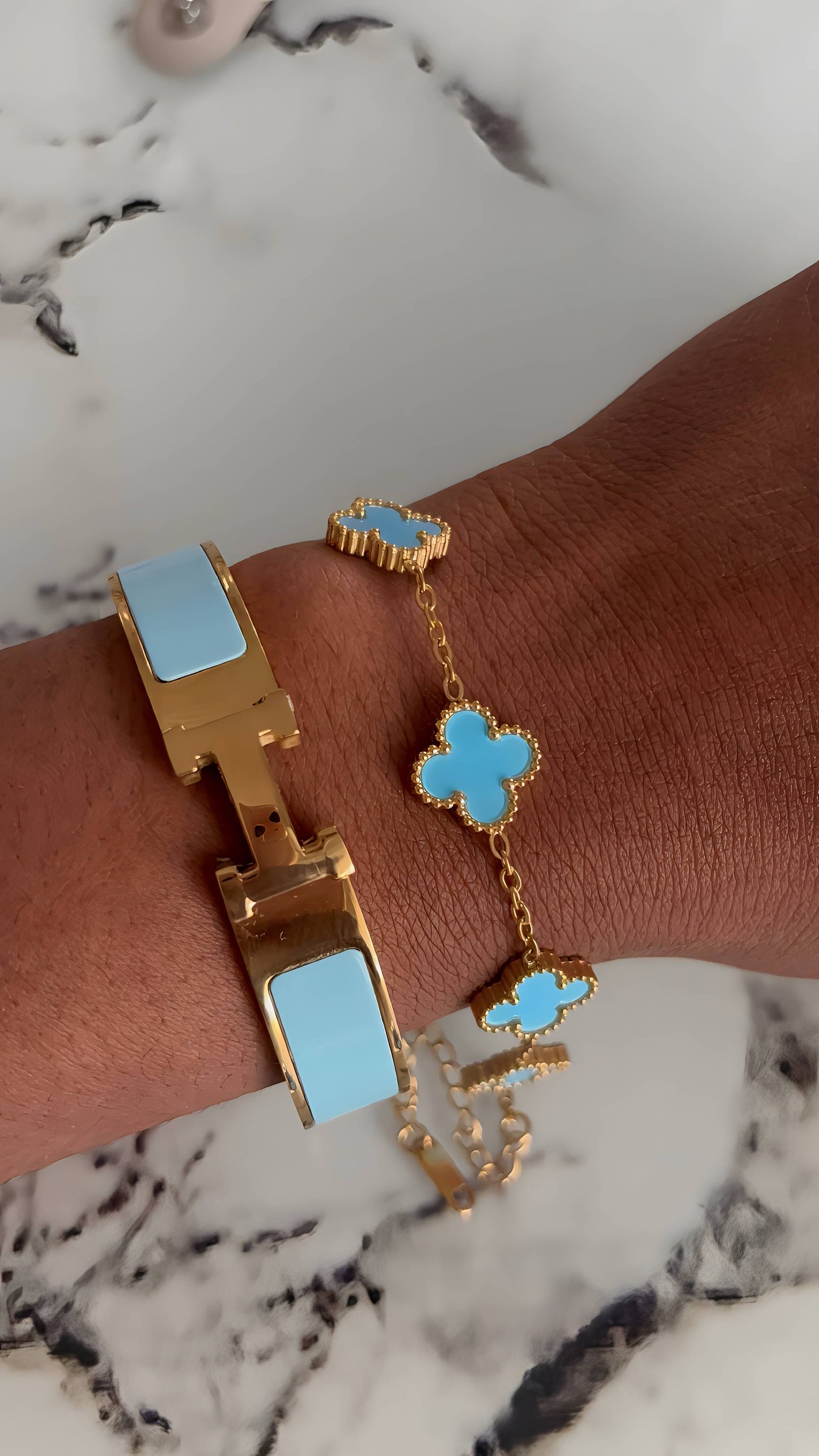 Lot de bracelets en acier inoxydable