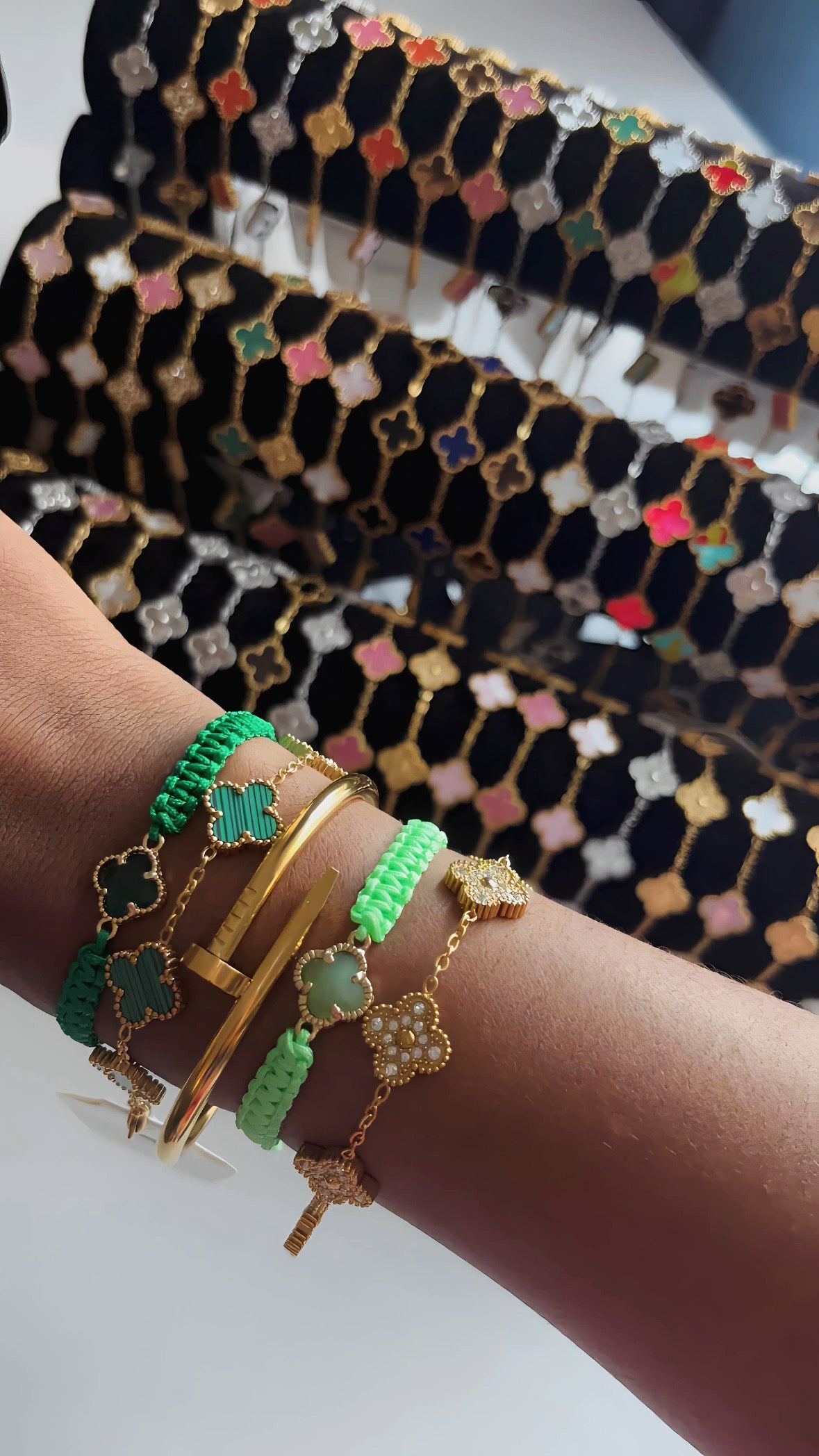 Lot de bracelets en acier inoxydable