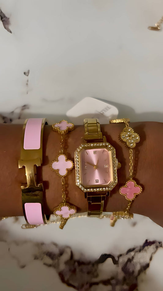 Lot de bracelets en acier inoxydable