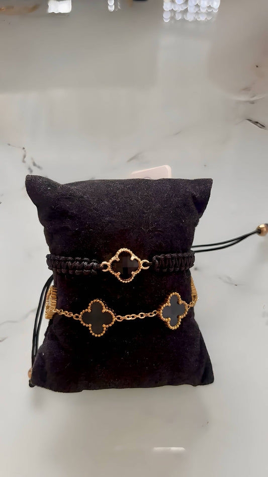 Lot de 2 Bracelets en acier inoxydable