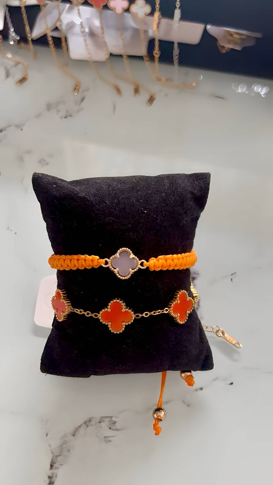 Lot de 2 Bracelets en acier inoxydable
