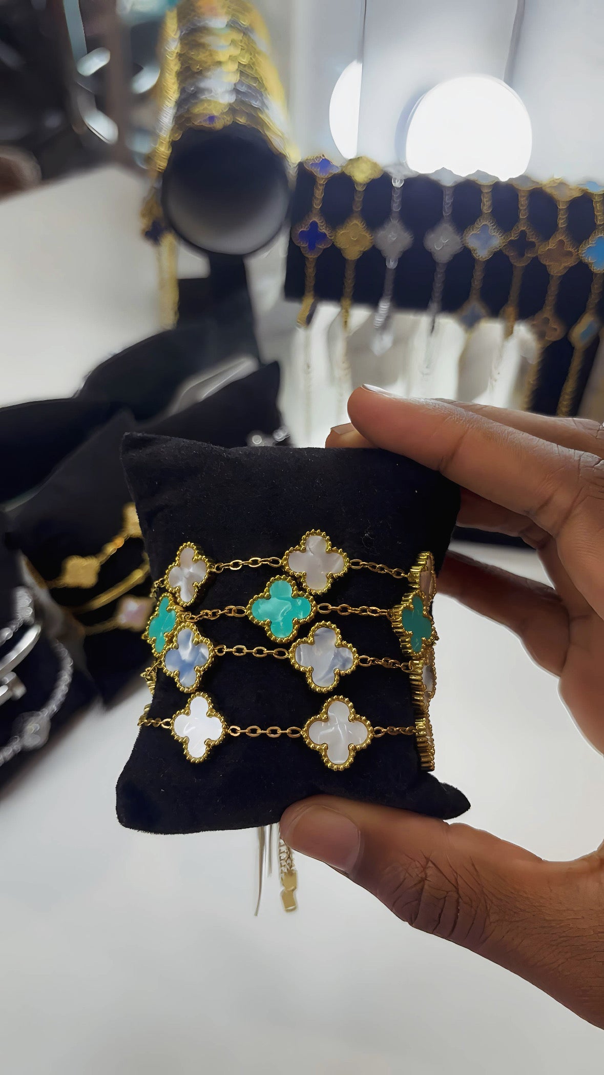 Lot de bracelets en acier inoxydable