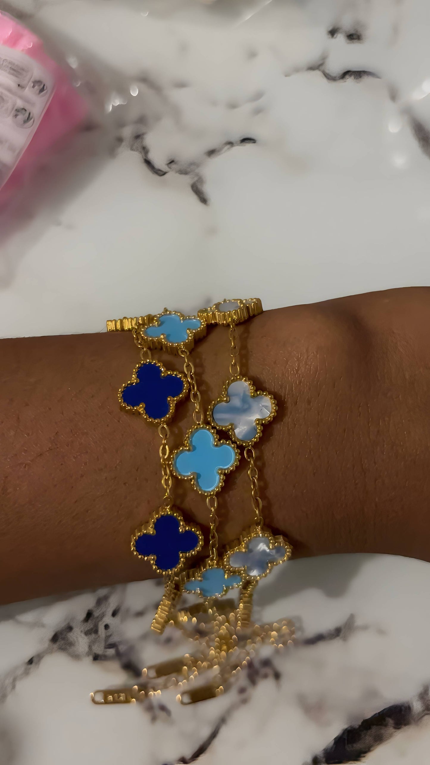 Lot de 3 bracelets en acier inoxydable