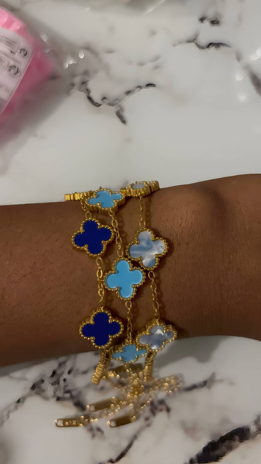 Lot de 3 bracelets en acier inoxydable