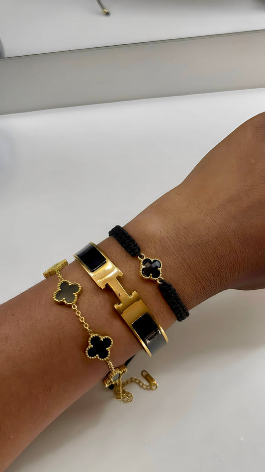 Lot de bracelets en acier inoxydable