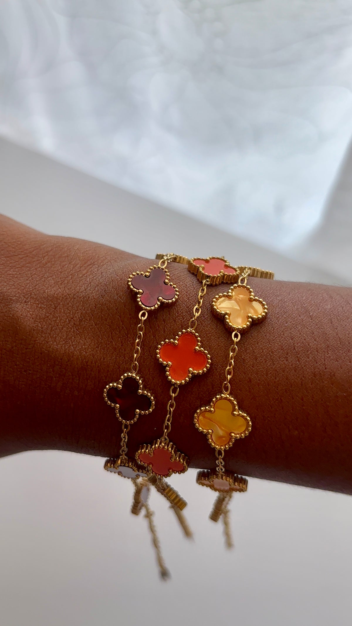 Lot de 3 bracelets en acier inoxydable