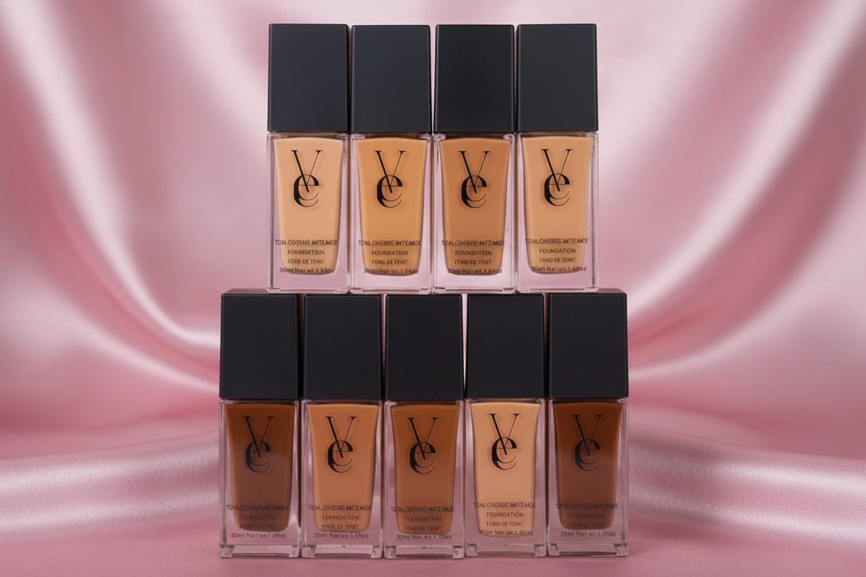 Fond de teint Vee Beauty (maquillage nigérian)