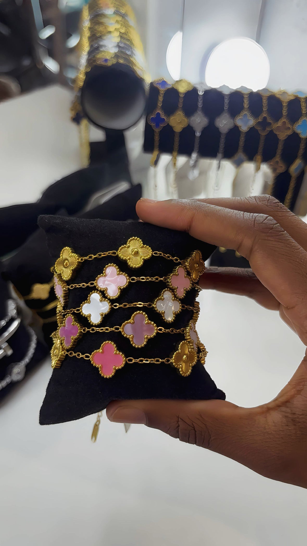 Lot de bracelets en acier inoxydable
