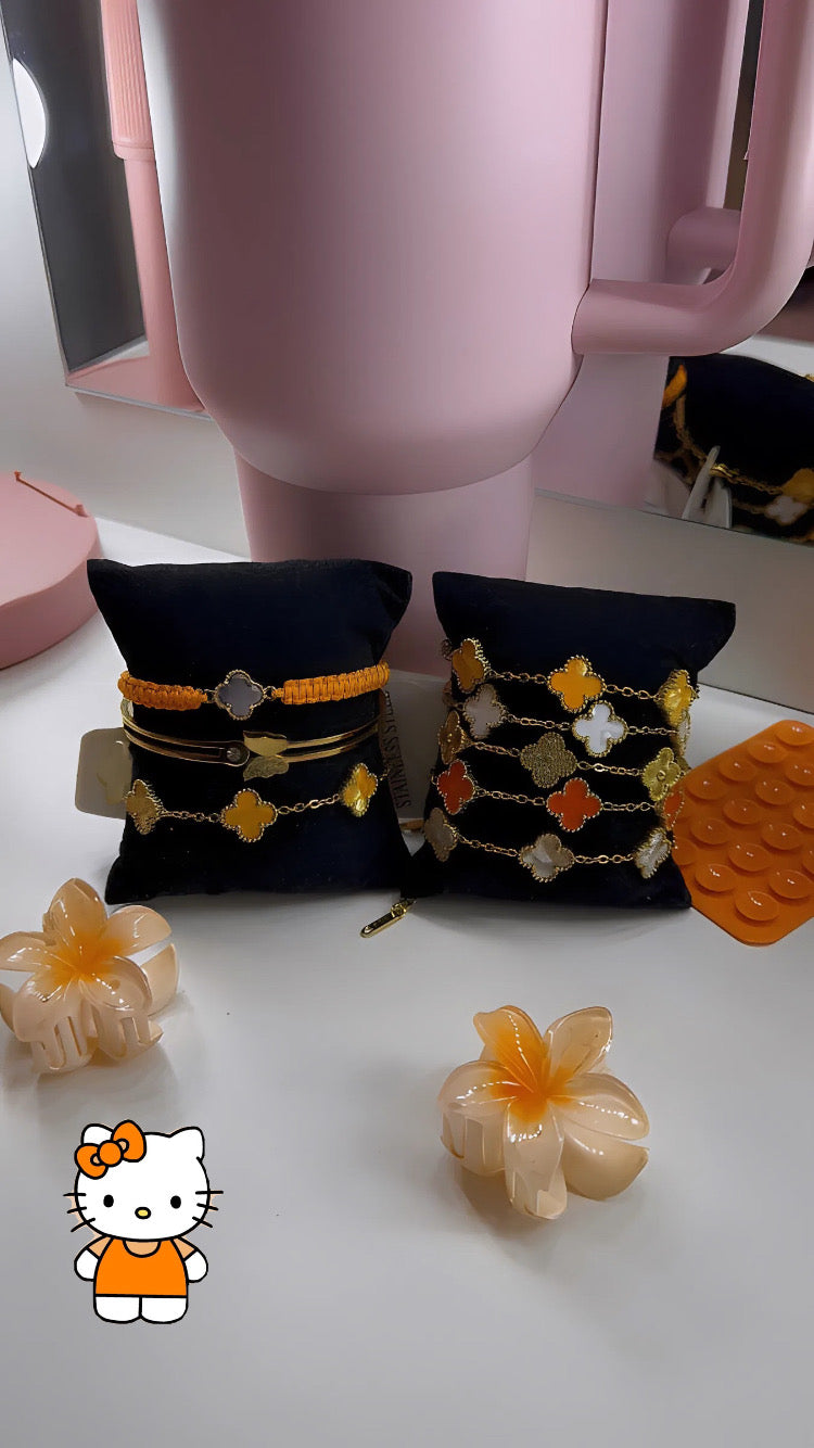 Lot de 3 bracelets en acier inoxydable