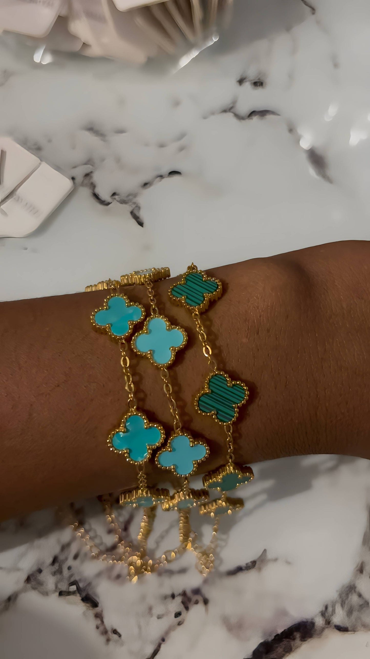 Lot de 3 bracelets en acier inoxydable